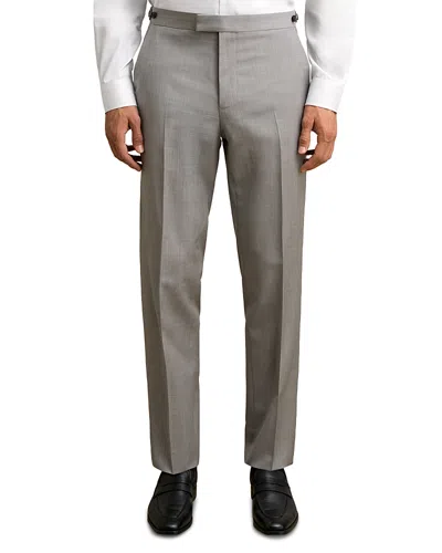 Reiss Inspire Slim Fit Wool Trousers In Gray
