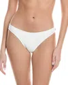 Reiss Iris Button Detail Bikini Top In White