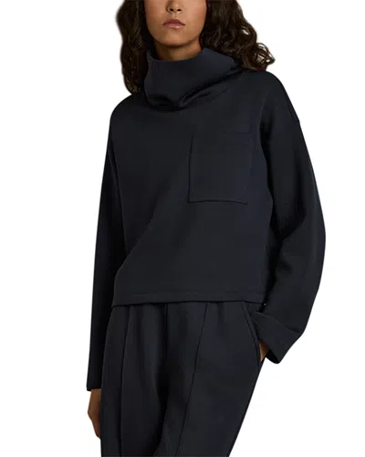 Reiss Iris Sweatshirt In Navy