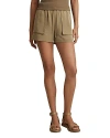 Reiss Khaki Isador Drawstring Shorts With Tencel™ Fibers In Khaki