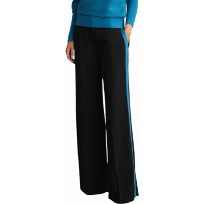 Reiss Isla Side Stripe Wide Leg Pants