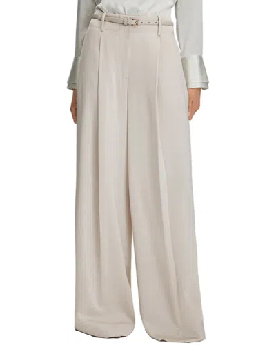 Reiss Isla Wide Leg Occasion Trouser In Neutral
