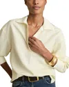 Reiss Isobel Overhead Ribbed Knit Shirt In Pale Yello