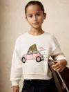 Reiss Ivory Sweatshirt In White
