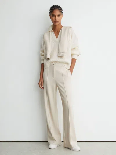 Reiss Ivory Joggers In Neutral