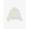 Reiss Joss Patch-pocket Cropped Woven Shirt Jacket  4-13 Years Ivory In Ivory