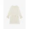 Reiss Lunar Frilled-trim Woven Mini Dress 4-13 In Ivory