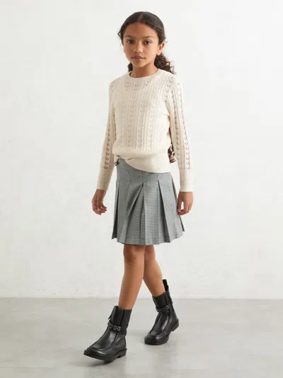 Reiss Ivory Jumper In White