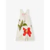 REISS IVORY REISS X NYBG ARIA FLORAL-PRINT RELAXED-FIT LINEN-BLEND MAXI DRESS 4