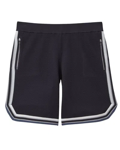 Reiss Jack Textured Tipped Short In Black