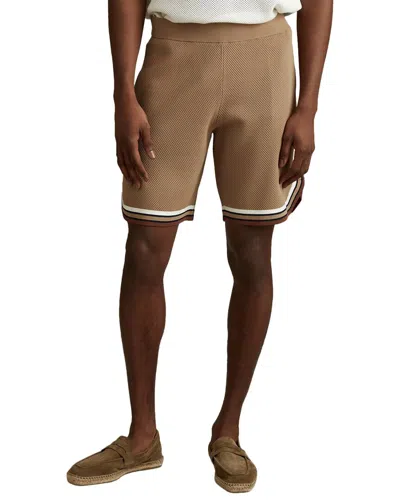 Reiss Jack Textured Tipped Short In Neutral