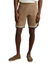 Reiss Jack Textured Tipped Short In Neutral