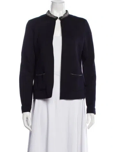 Pre-owned Reiss Jacket In Blue