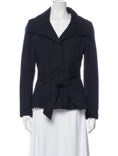 Pre-owned Reiss Jacket In Blue