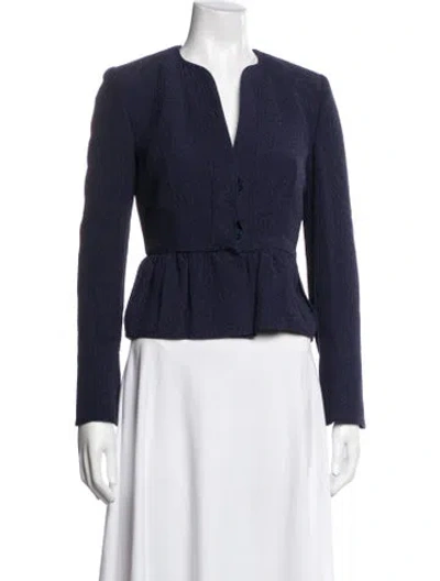 Pre-owned Reiss Jacket In Blue