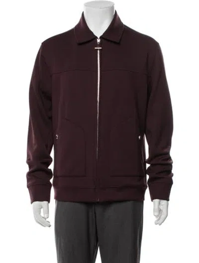 Pre-owned Reiss Jacket In Burgundy