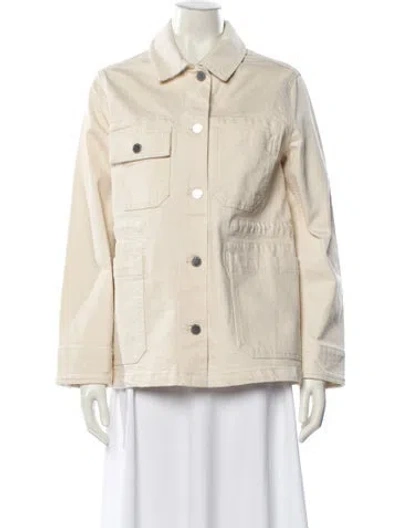 Pre-owned Reiss Jacket In Neutral