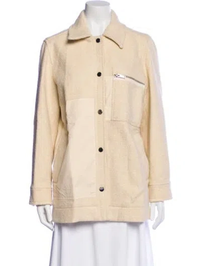 Pre-owned Reiss Jacket W/ Tags In Neutral