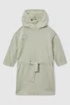 Reiss Jade - Sage Jade Teen Cotton Hooded Logo Dress