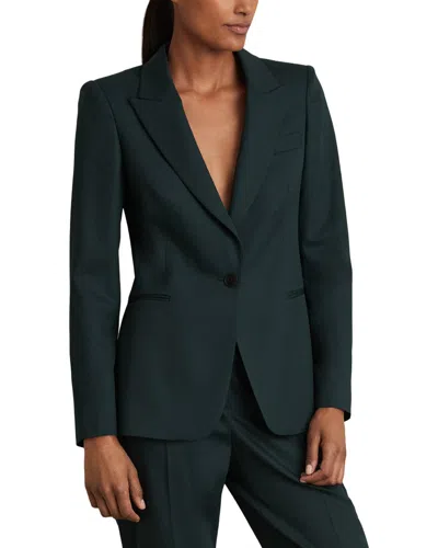 Reiss Jade Jacket In Green