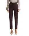 Reiss Jade Slim Leg Pants In Berry