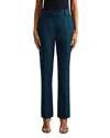 Reiss Teal Slim Fit Wool Blend Suit Trousers
