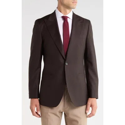 Reiss Jake Single Button Dot Sport Coat In Brown