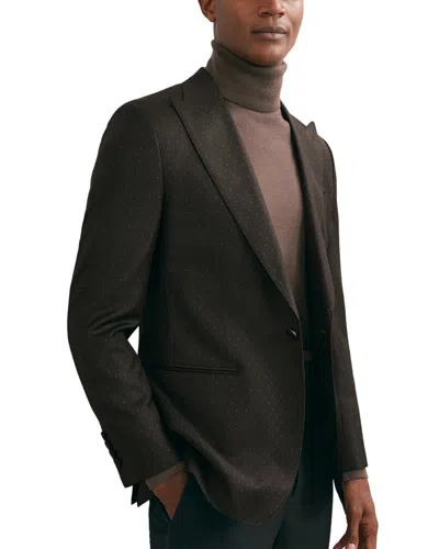 Reiss Jake Wool Formal Jacket In Brown