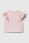 Reiss Jasmine - Pink Jasmine Teen Cotton Broderie Top