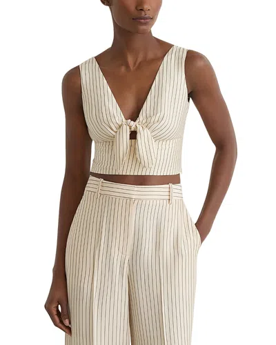 Reiss Jayce Top In Neutral