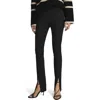 Reiss Jayne Slit Cuff Leggings In Black