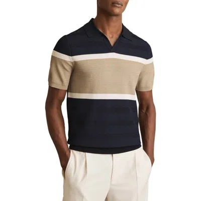 Reiss Jefferson Colorblock Polo In Multi