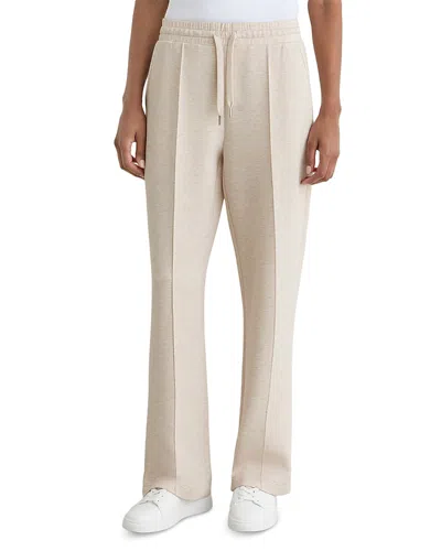 Reiss Jemma Wide Leg Jogger Pants In Neutral