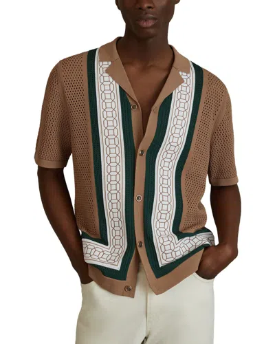 Reiss Jensen Sweater In Brown