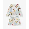 Reiss Jessie Abstract-print Cotton-blend Sweatshirt And Shorts Set 9-13 Years Multi