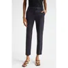 Reiss Joanne Slim Leg Pants In Navy