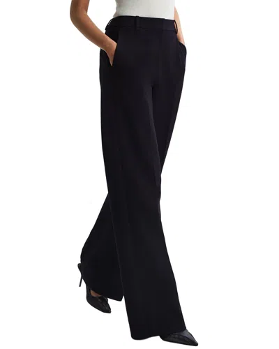 Reiss Joanne Wide Leg Trouser In Black