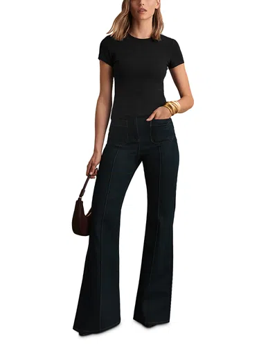 Reiss Jolie Tee In Black