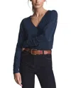 Reiss Jolie V-neck Wool & Cashmere-blend Jumper In Blue