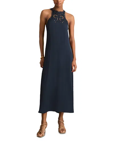 Reiss Joy Dress In Blue