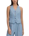 Reiss June Waistcoat In Blue