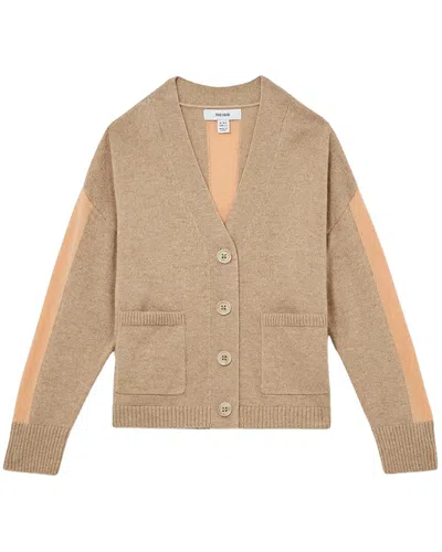 Reiss Juni Cardigan In Gray