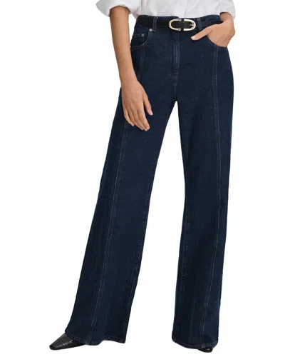 Reiss Juniper Flare Detail Jean In Blue