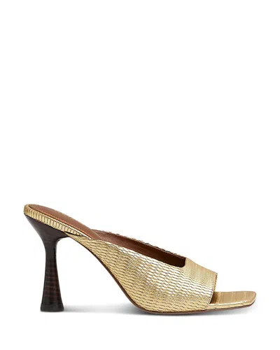 REISS JUSTINE SQUARE MULE HEELS