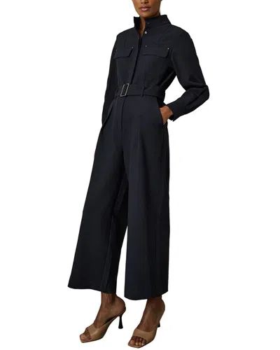 Reiss Kaia Tailored Utility Jumpsuit In Blue