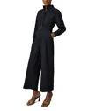 Reiss Kaia Utility Jumpsuit In Navy