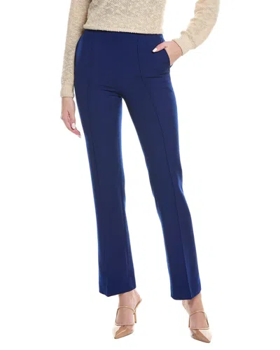 Reiss Kali Slim Flare Wool Trouser In Blue