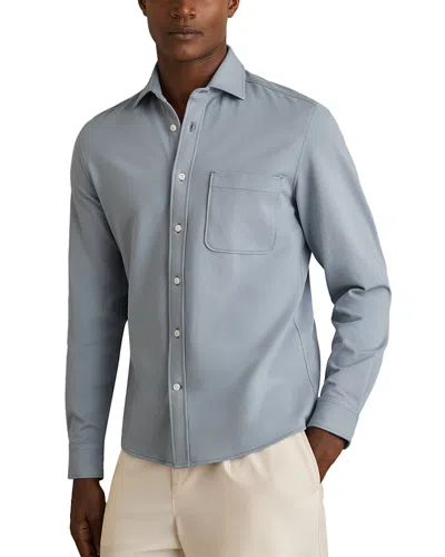 REISS KAPPO REGULAR FIT SOFT TWILL OVERSHIRT