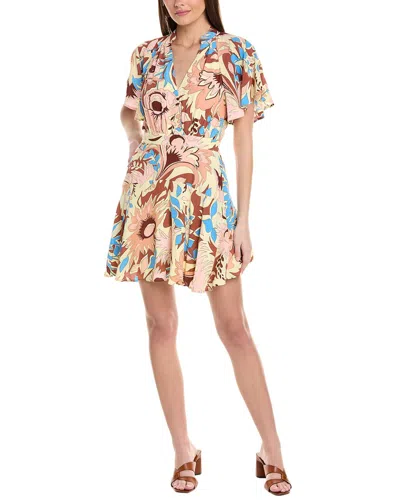 Reiss Kara A-line Dress In Multi