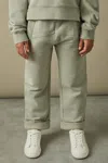 Reiss Sage Kate 9-13 Yrs Garment Dyed Cotton Joggers In Sage